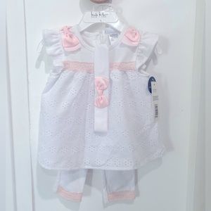 Nicole Miller 3pc eyelet matching set